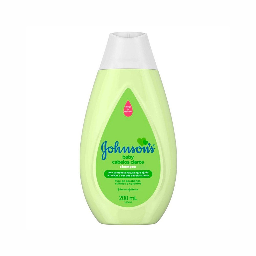 SHAMPOO INFANTIL JOHNSONS BABY CABELOS CLAROS 200ML em Oferta na Shopee