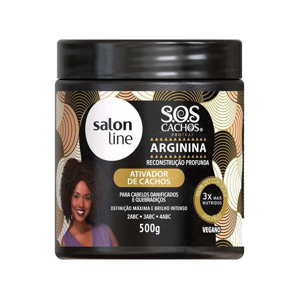 Ativador De Cachos Salon Line Reconstrução 500g em Oferta na Shopee