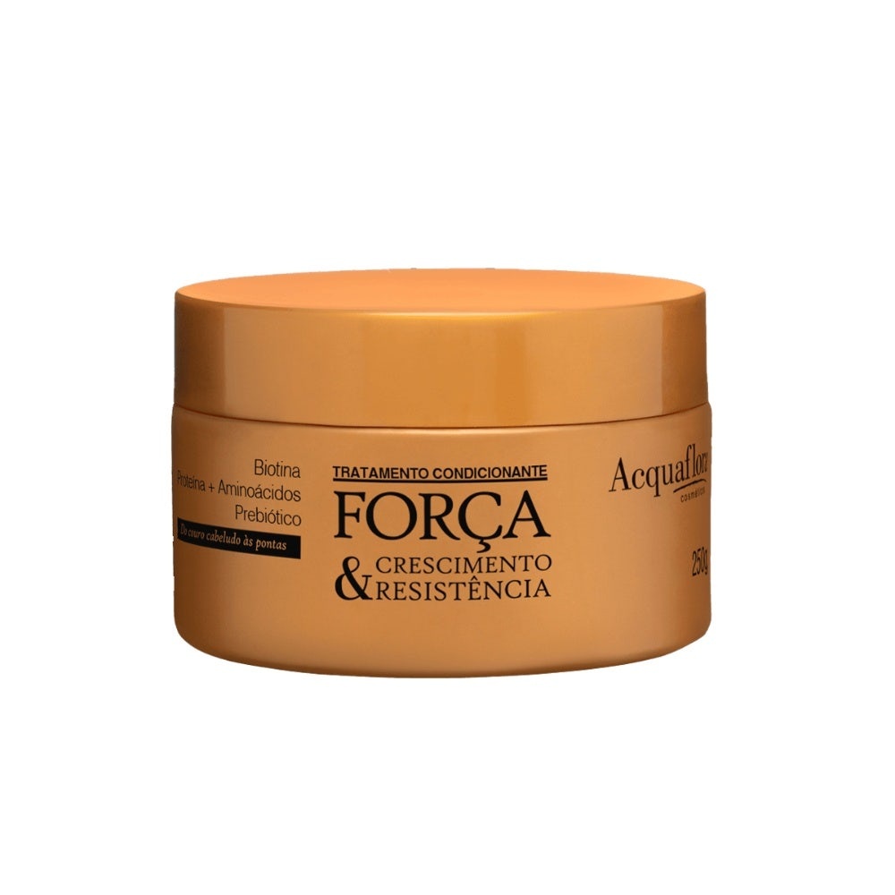 Máscara Tratamento Capilar Acquaflora Força Crescimento E Resistência em Oferta na Shopee