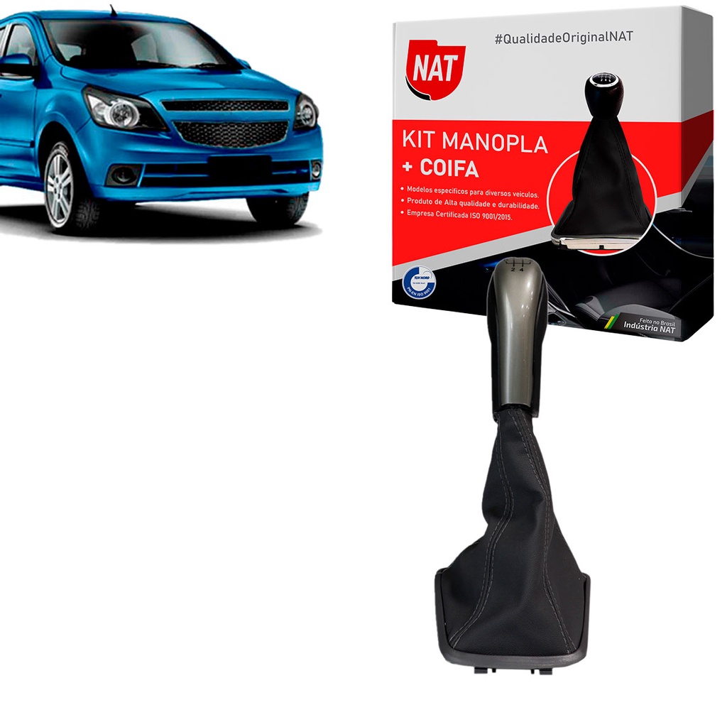 Manopla + Coifa Chevrolet Agile 2010 Até 2014 E Montana 2010 Até 2014. em Oferta na Shopee