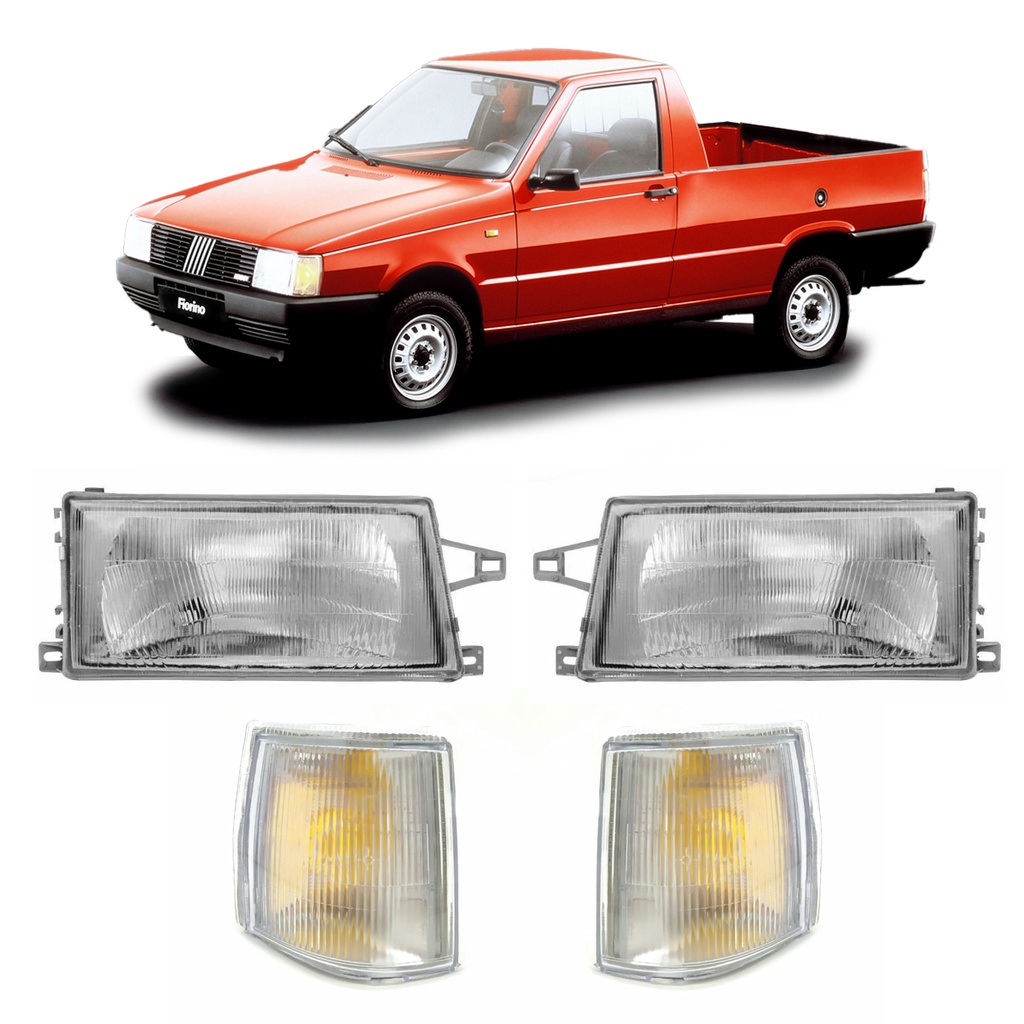 Par Farol Fiorino 91 92 93 94 95 96 97 até 2003 com Pisca
