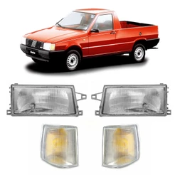 Par Farol Fiorino 91 92 93 94 95 96 97 até 2003 com Pisca