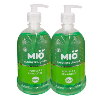 Kit 2 Sabonete Líquido Mió Hortelã e Erva Doce 480ml
