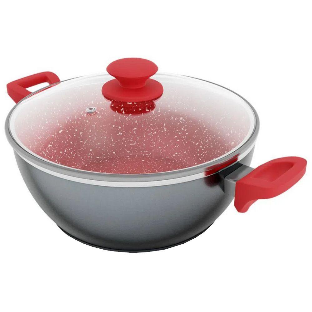 Panela Philco PPH280ACR Com Tampa De Vidro e Revestimento Redstone 6,1 Litros em Oferta na Shopee