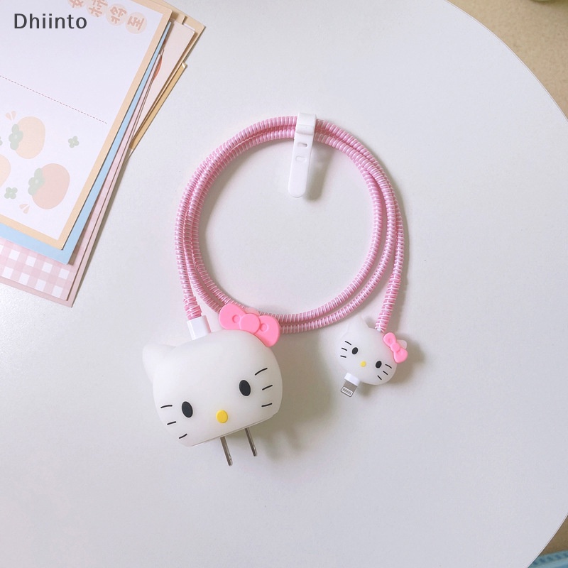 [Dhiint] Capa Protetora Para Cabo De Dados Anime Cute Charger De PVC Presentes De Natal Em