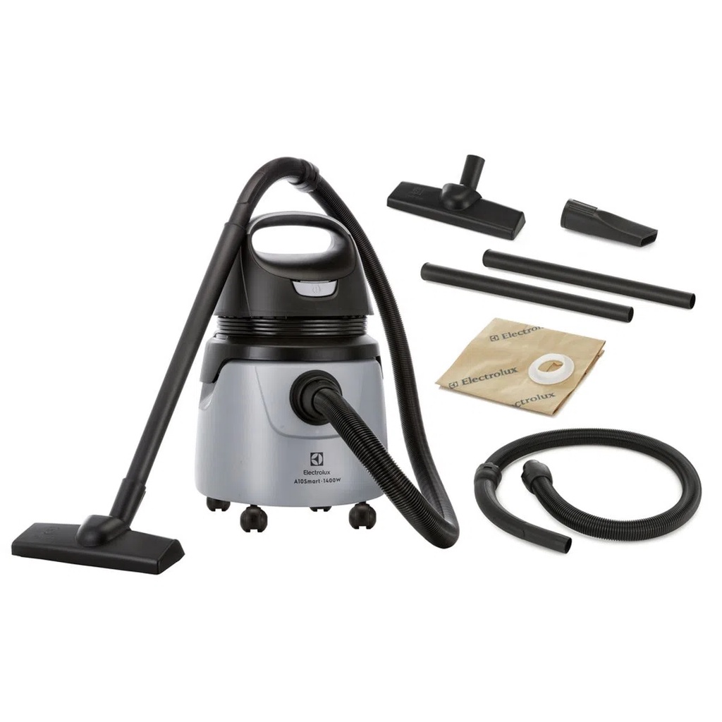 Aspirador de Pó e Água 1400W Smart Electrolux 10L com Conjunto de Acessórios e Rodas 360° (A10N1) - 127V