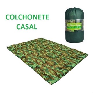 Colchonete Casal Acampamento Camping Sacola Casal