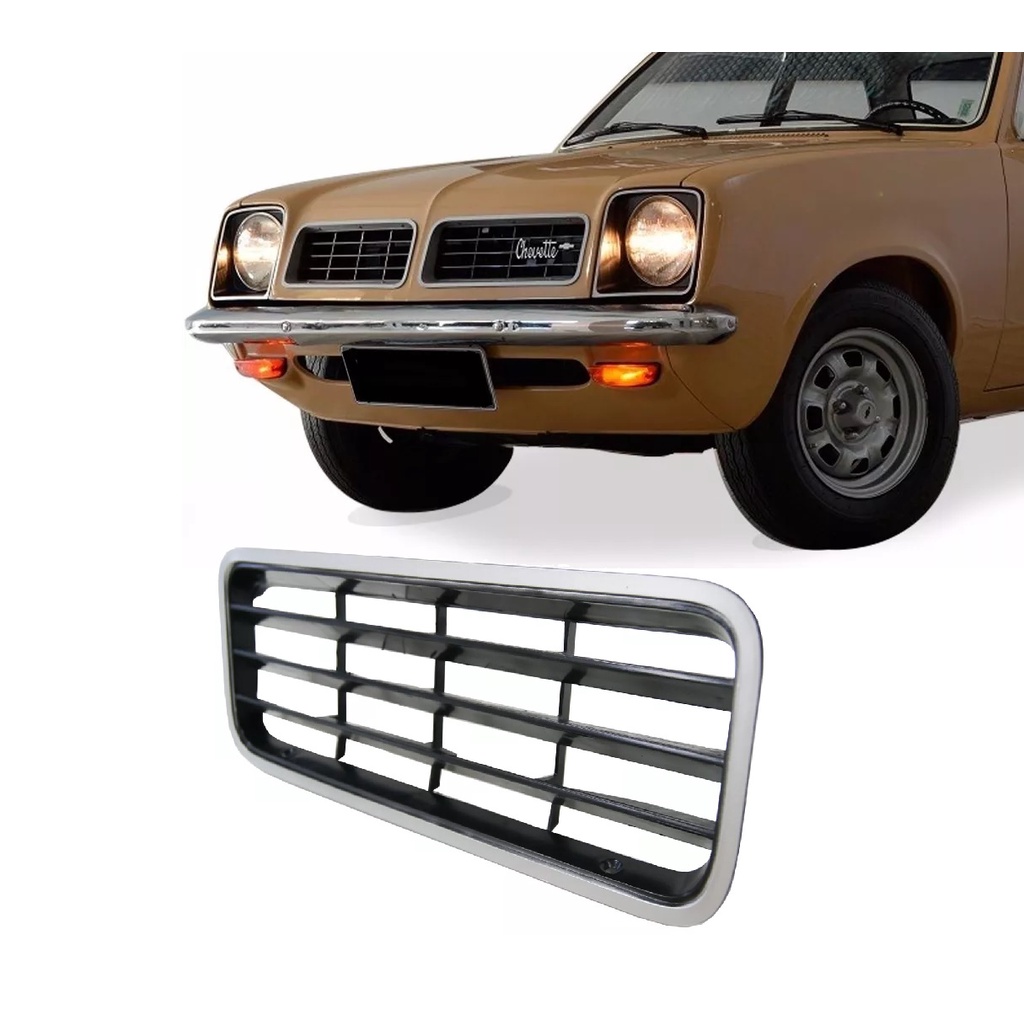 GRADE RADIADOR CHEVETTE 1978 A 1982 PRATA LE