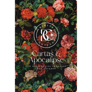 Bíblia Contexto | Cartas e Apocalipse | NVT | Capa Dura | Floral em Oferta na Shopee