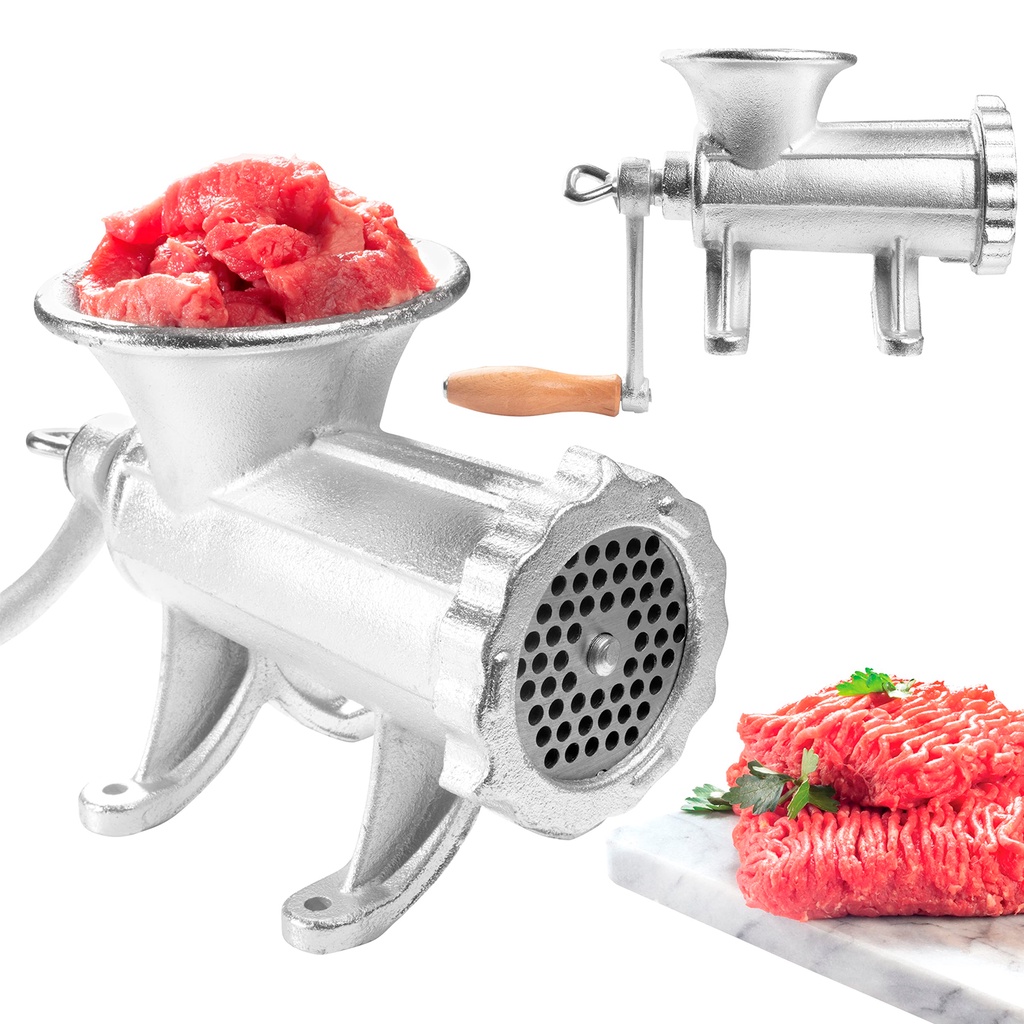 Maquina Para Moer Moedor Carne Manual De Ferro Para Fazer Hamburguer Carne Moida Linguiça Profissional N22