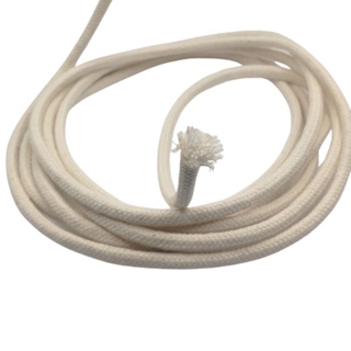 Pavio Trançado 100% Aalgodão 6MM Para Tocheiro - Lamparina - Lampião - Tocheiro  Com 5 Metros em Oferta na Shopee