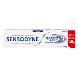 Creme Dental Sensodyne Rápido Alívio Original 140g