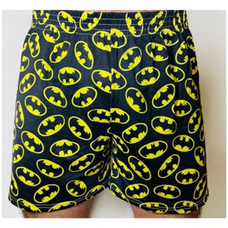 Kit 4 Cuecas Samba Canção Short para Dormir adulto Desenhos Heróis