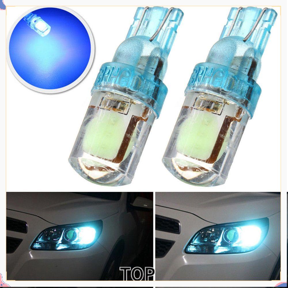 2pçs T10 194 W5W Gelo Azul DC 12V Luz De Placa De Carro Lâmpada De Largura COB