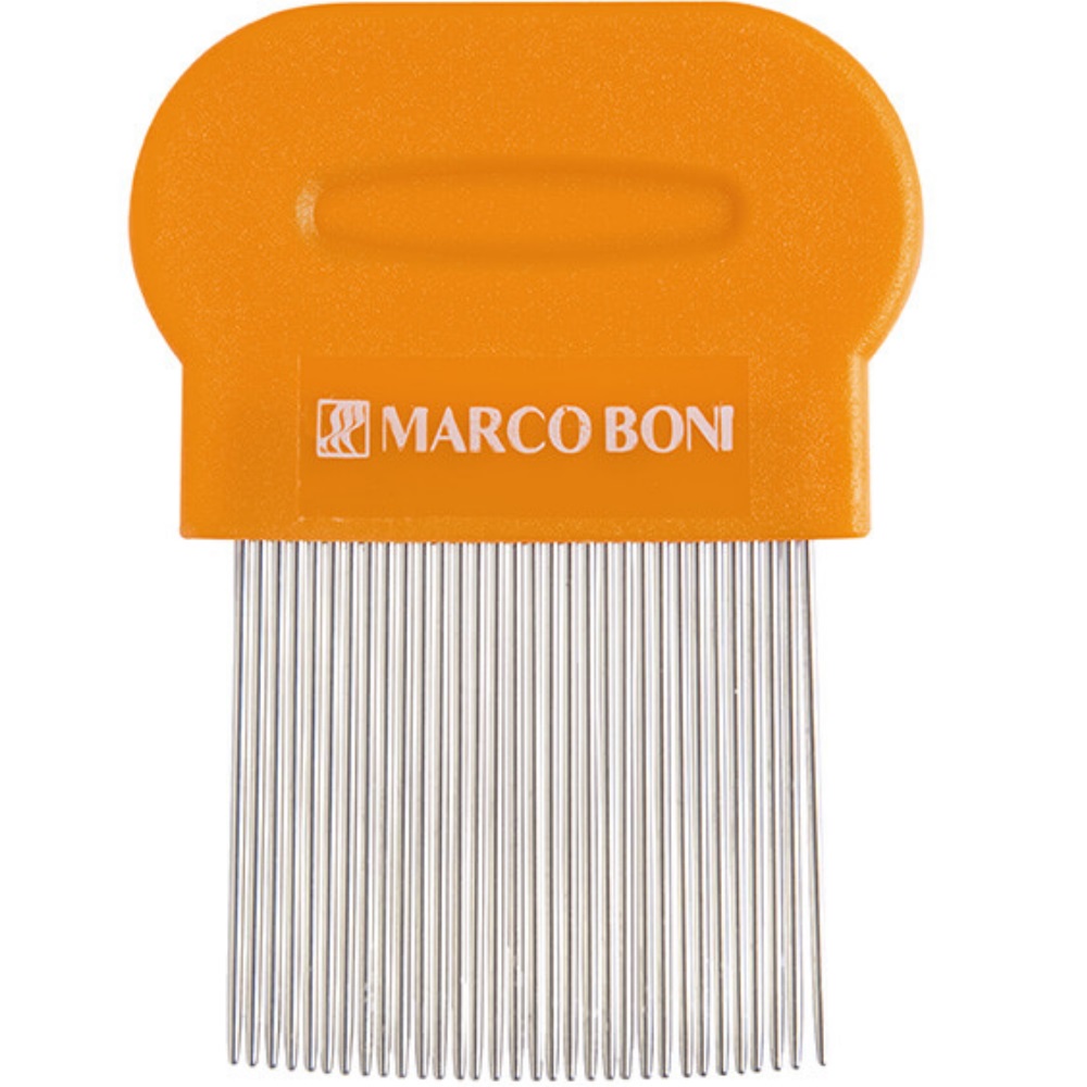 Pente Fino com Dentes em Aço Inox, 1222, Marco Boni