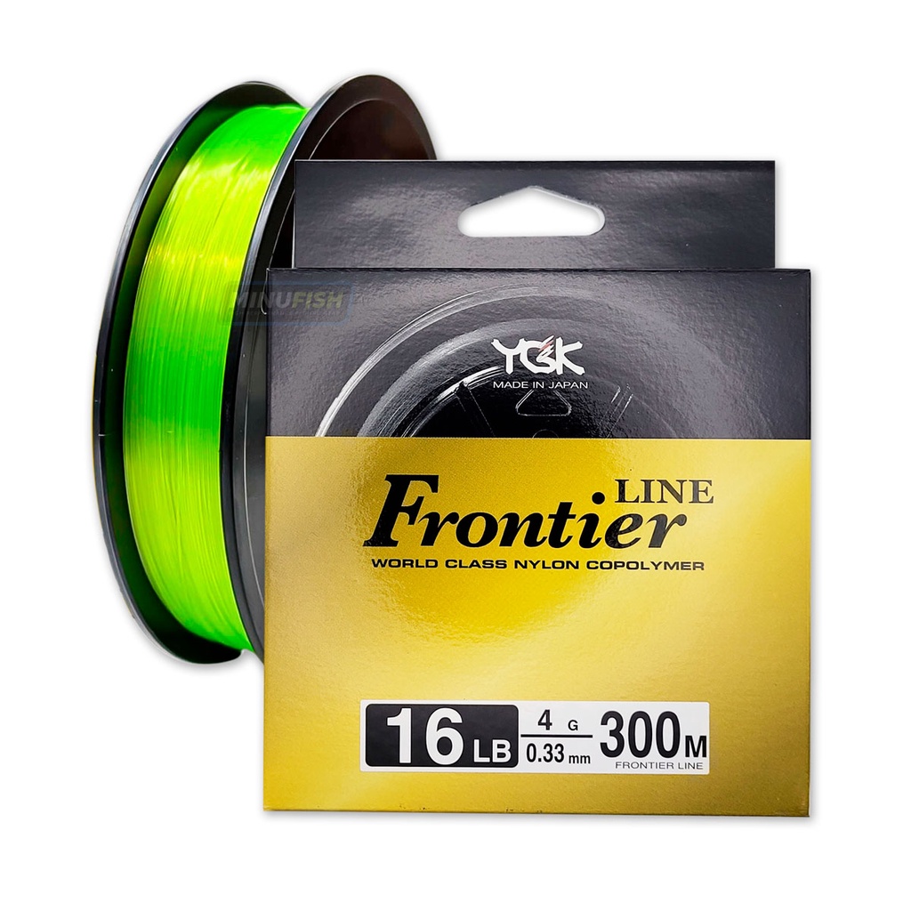 Linha Monofilamento 300m Ygk Line Frontier Nylon Light Green