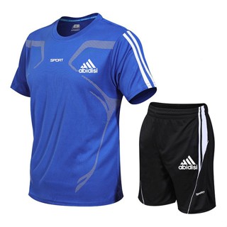 SVFT Conjunto Esportivo Masculino Com Camiseta Manga Curta 2 Peças Impresso 2024