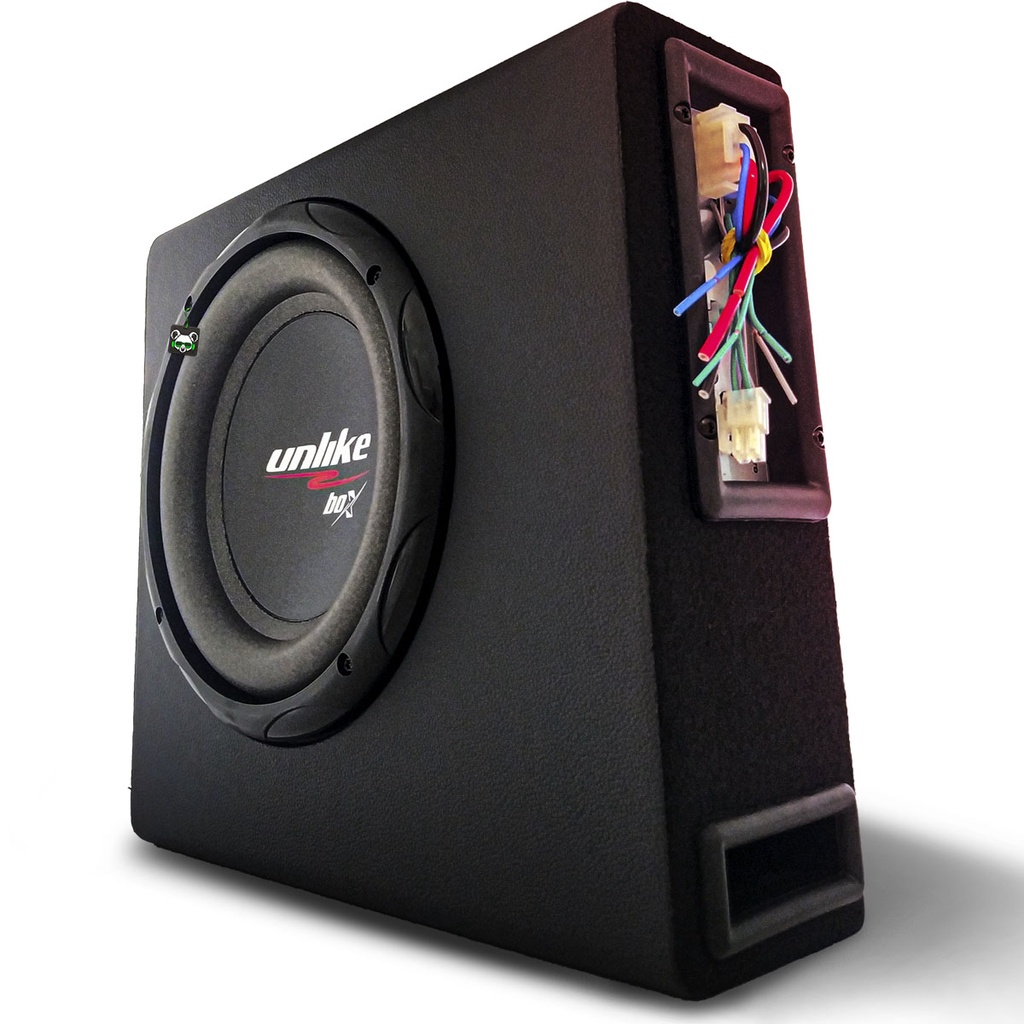 Caixa de Som Amplificada Mini Slim 200W 4 Ohms 8 Polegadas Unlike