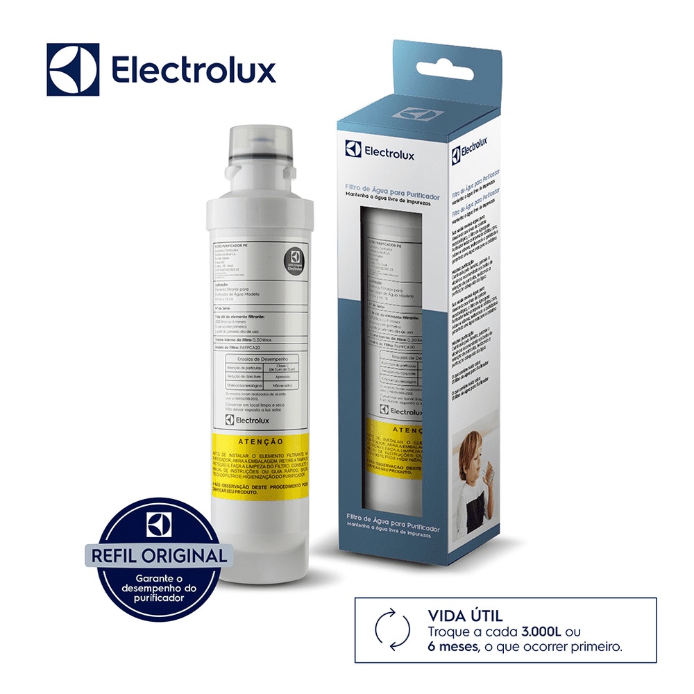 Refil Filtro Purificador Electrolux Pe11b/x Pc41b/x Ph41b/x