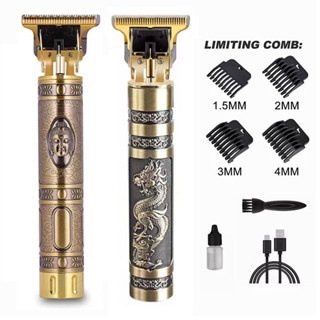 T9 Maquina de Barbear cortar cabelo Aparador Profissional barbeador acabamento Sem Fio Portátil Potente