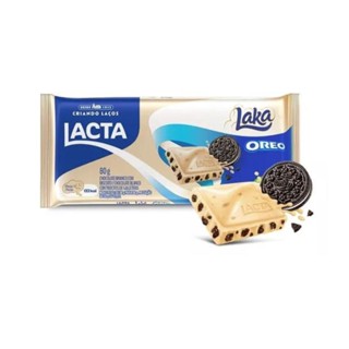 Chocolate Lacta Laka Oreo 80g Kit com 3