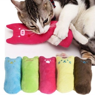 1 Pc Catnip Pets Cat Travesseiro Gato Dentes De Brinquedo Garras De Moagem Pet Brinquedos Engraçados (5 Cores)