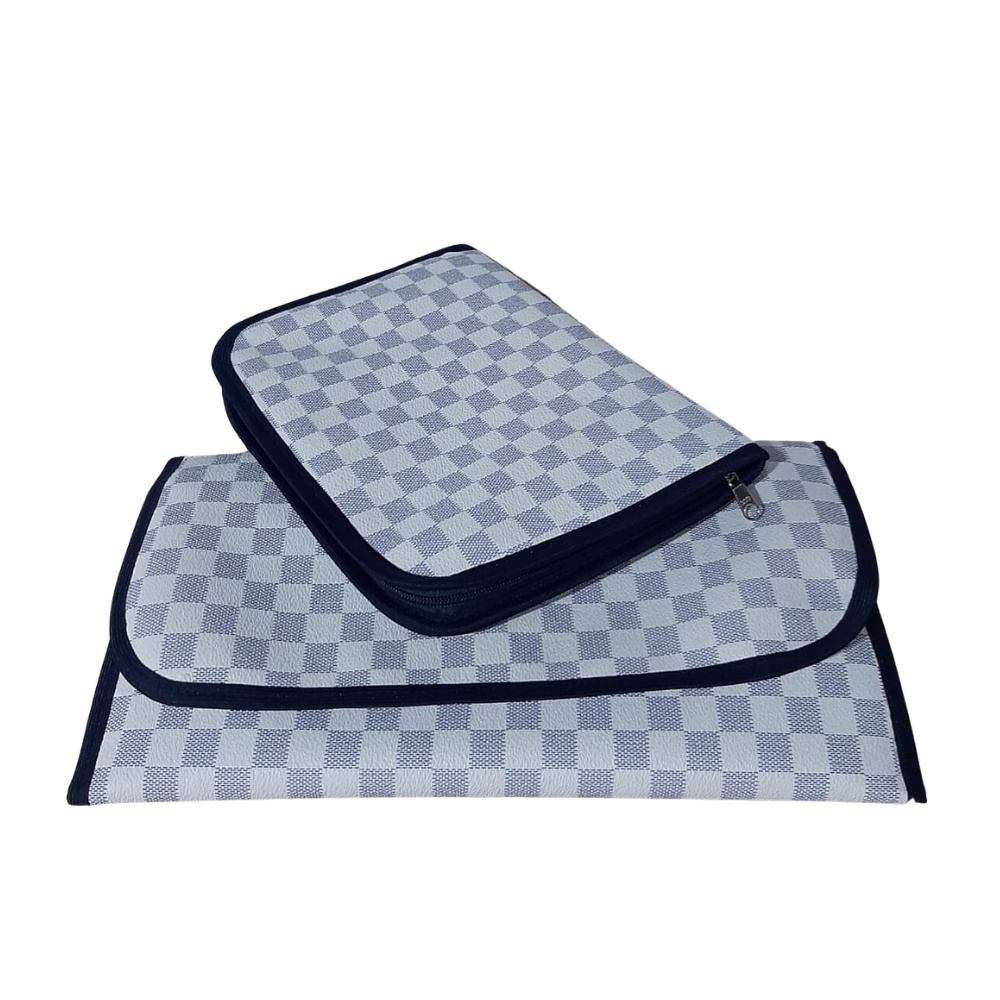 Trocador Fralda Bebê Plastificado + Porta Lenço Higiene