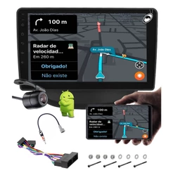 Multimídia 9" Polegadas Android Hyundai HB20 2012 até 2019 + Câmera de Ré
