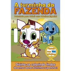 A Turminha da Fazenda - Prancheta para Colorir com Adesivos