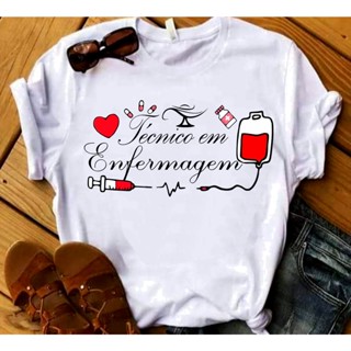 Camisa Enfermagem Camiseta Blusa T-shirt 492 SH.