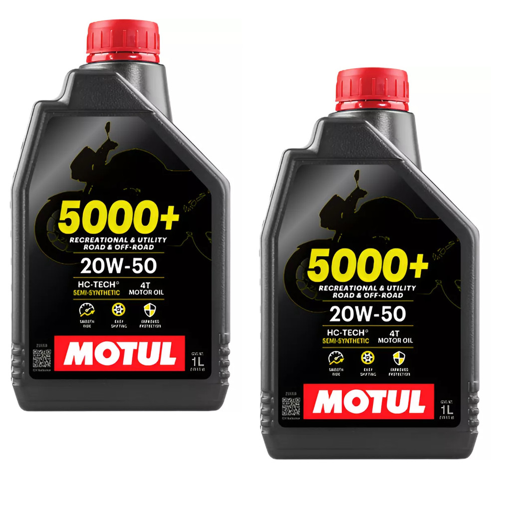 KIT 2 OLEO MOTUL 5000+ 4T 20W50 SEMI SINTETICO em Oferta na Shopee
