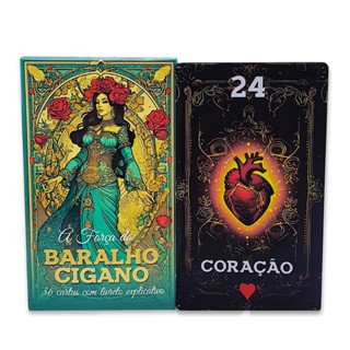 Força do Baralho Cigano Espiritual 36 Cartas Tarô c/ Manual em Oferta na Shopee