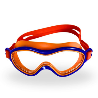 Óculos Silicone de Natação Infantil Laranja e Azul - Castela em Oferta na Shopee