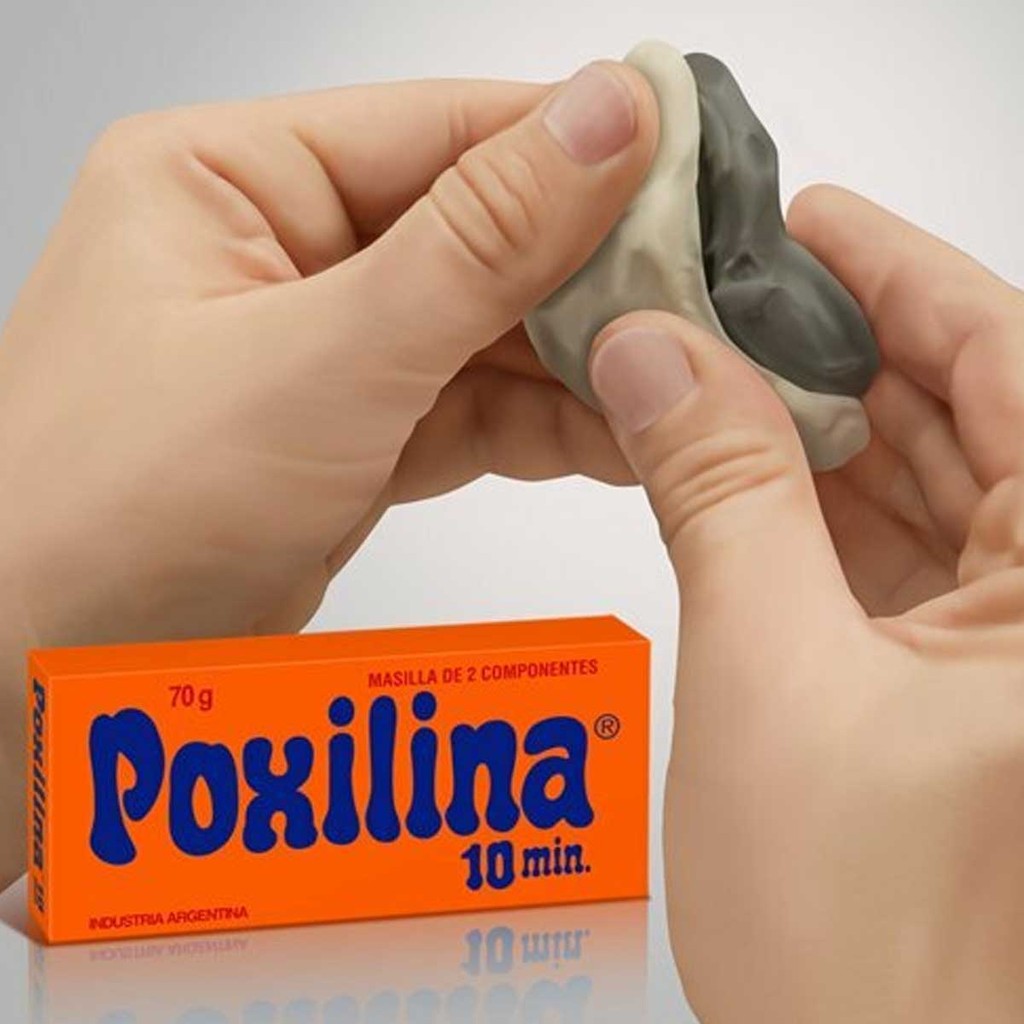 Poxilina Massa Epoxi 10 Minutos 70g · foto 2