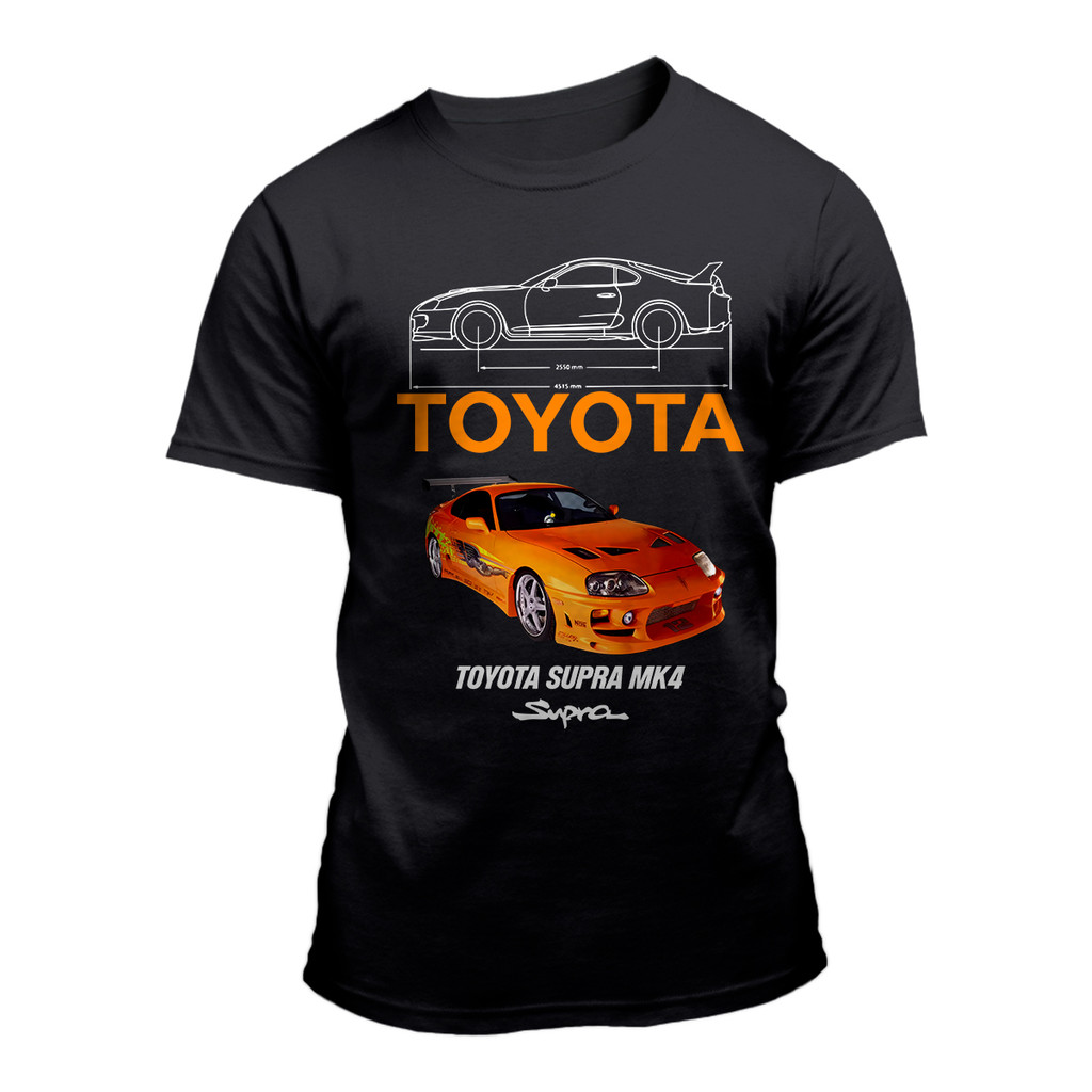 Camiseta Masculina Toyota Supra Mk4 Carro Antigo Japonês