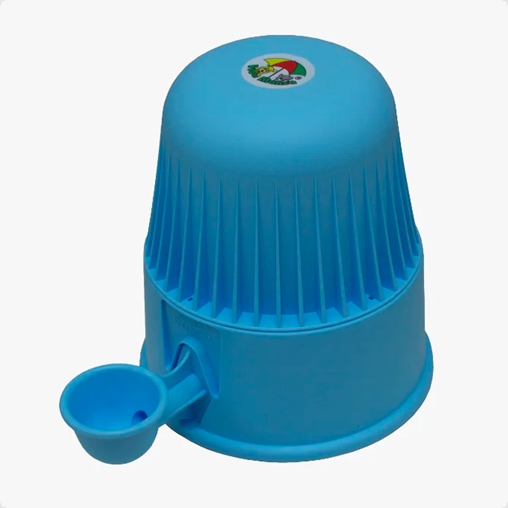 Bebedouro Vida Mansa Polipropileno PP Azul Bebê - 2 Litros - Pets