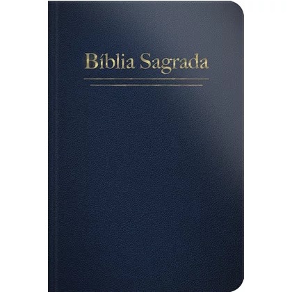 Bíblia Sagrada | ARC | Letra Grande | Capa Dura Azul