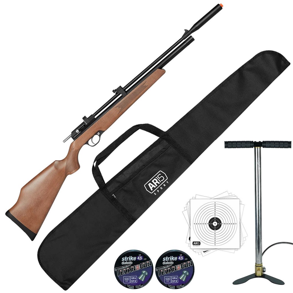 Espingarda PCP Artemis PR900W 4.5 + Bomba Manual 300bar em Oferta na Shopee