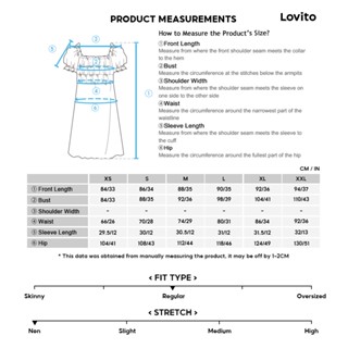 Lovito Vestido Simples com Laço nas Costas e Recorte para Mulheres LNE17127 (Preto)
