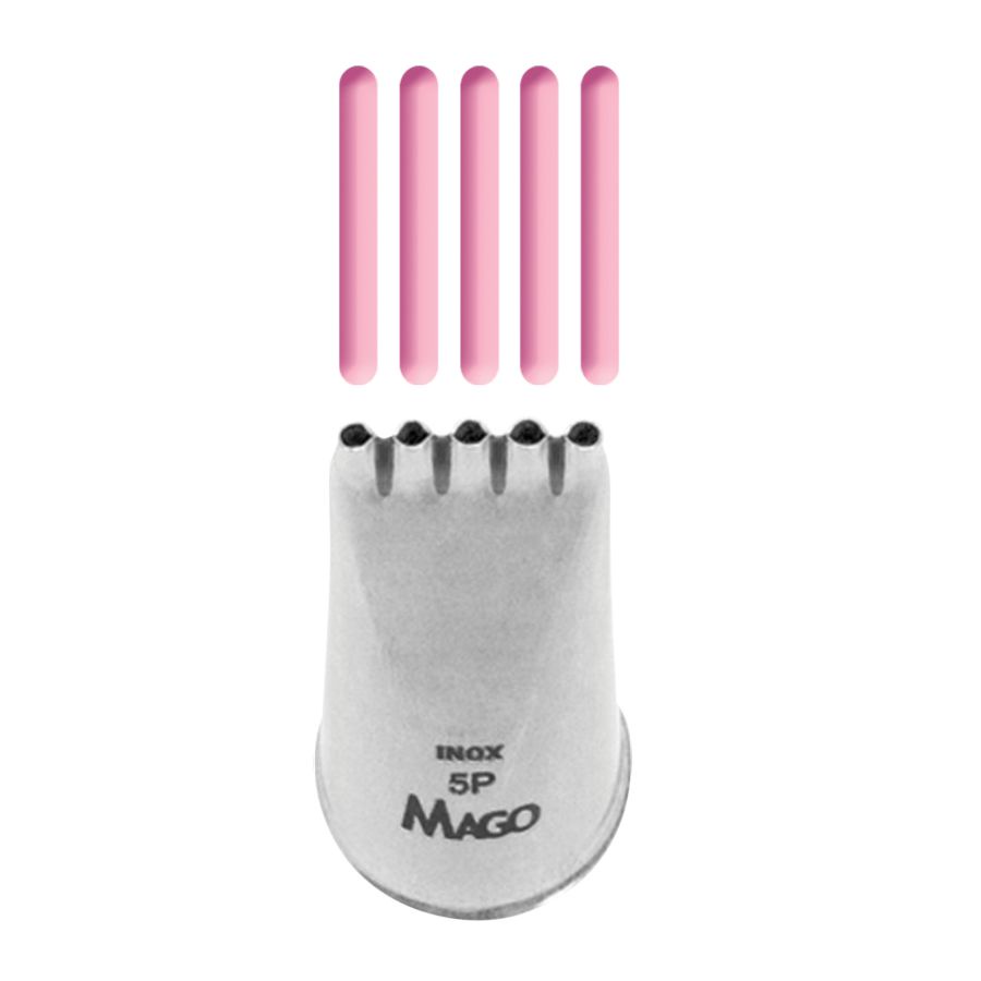 Bico para Confeitar  Multiplo 5P Mago