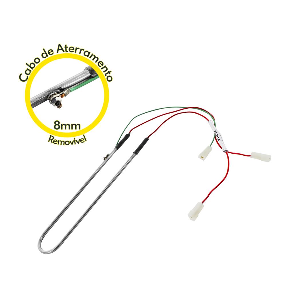 Resistencia Para Cervejeira Metalfrio Gelopar 220V 200W MJ Resistencia Degelo Tubular GRBA230 MJT41