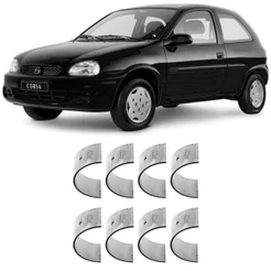 Bronzina Casquilho Biela 0.25 Cobalt Corsa Meriva 94 a 2021 Metal Leve SBB271