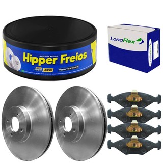 Kit Pastilha Disco Freio Ecosport 2009 A 2011 Diant Vent em Oferta na Shopee