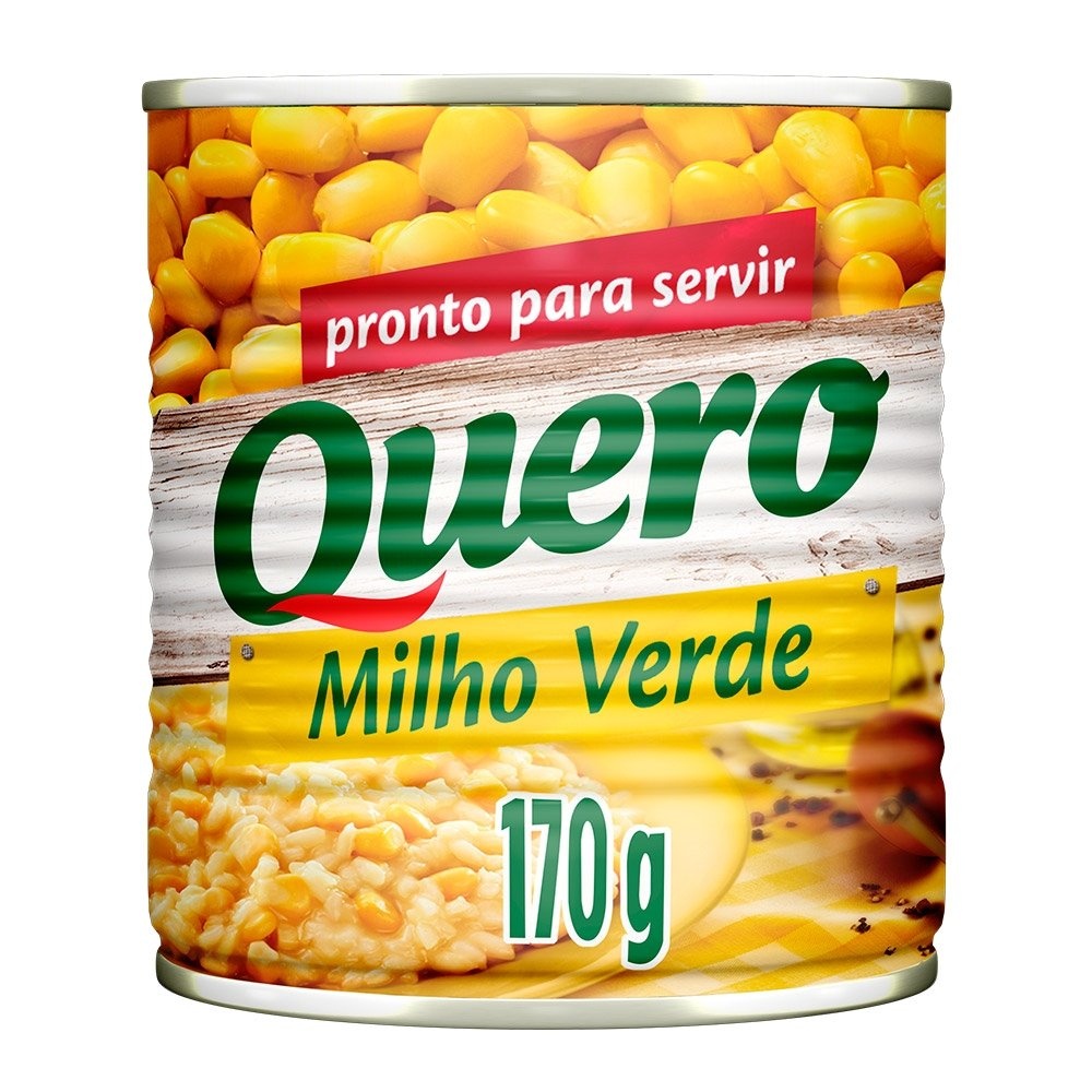 Milho Verde Quero 170g - Embalagem com 24 Unidades - Food & Beverages