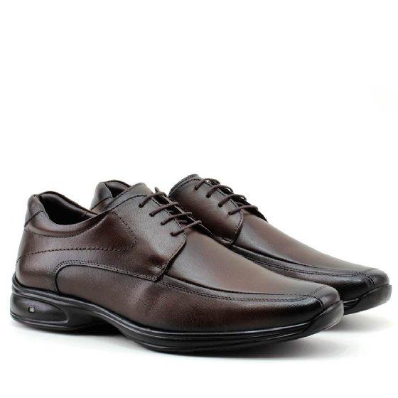 Sapato Masculino Jota Pe 3D Vision Couro Preto em Oferta na Shopee