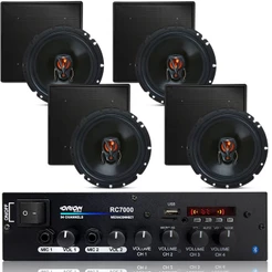 Kit 4 Caixas Jbl Embutir Preta Som Ambiente Bluetooth 4 Ch