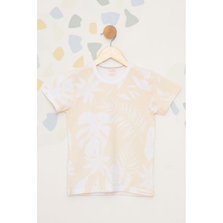 Camiseta Infantil Masculina Folhagens
