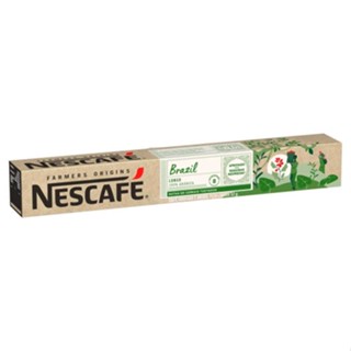 Café Lungo Brazil 100 Arábica Nescafé Farmers Origins Caixa com 10 Cápsulas 52g