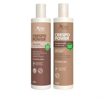 Kit Apse Crespo Power Shampoo - Condicionador Acidificante 300ml