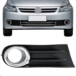 Grade Moldura Farol Milha Saveiro Gol Voyage G5 2009 2010 2011 2012 Cromada